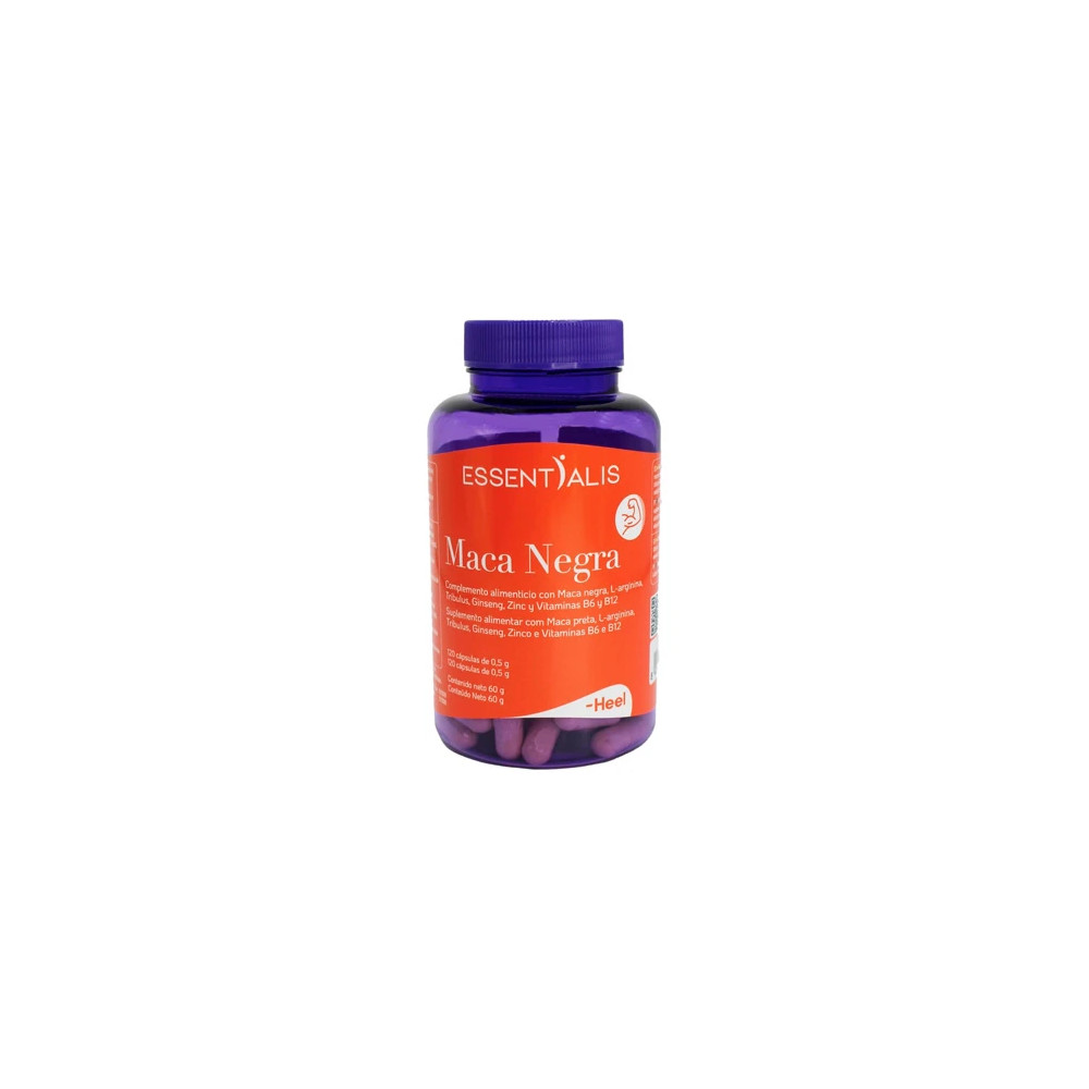 Comprar online MACA NEGRA 120 CAP ESSENTIALIS - Farmacia Coliseum