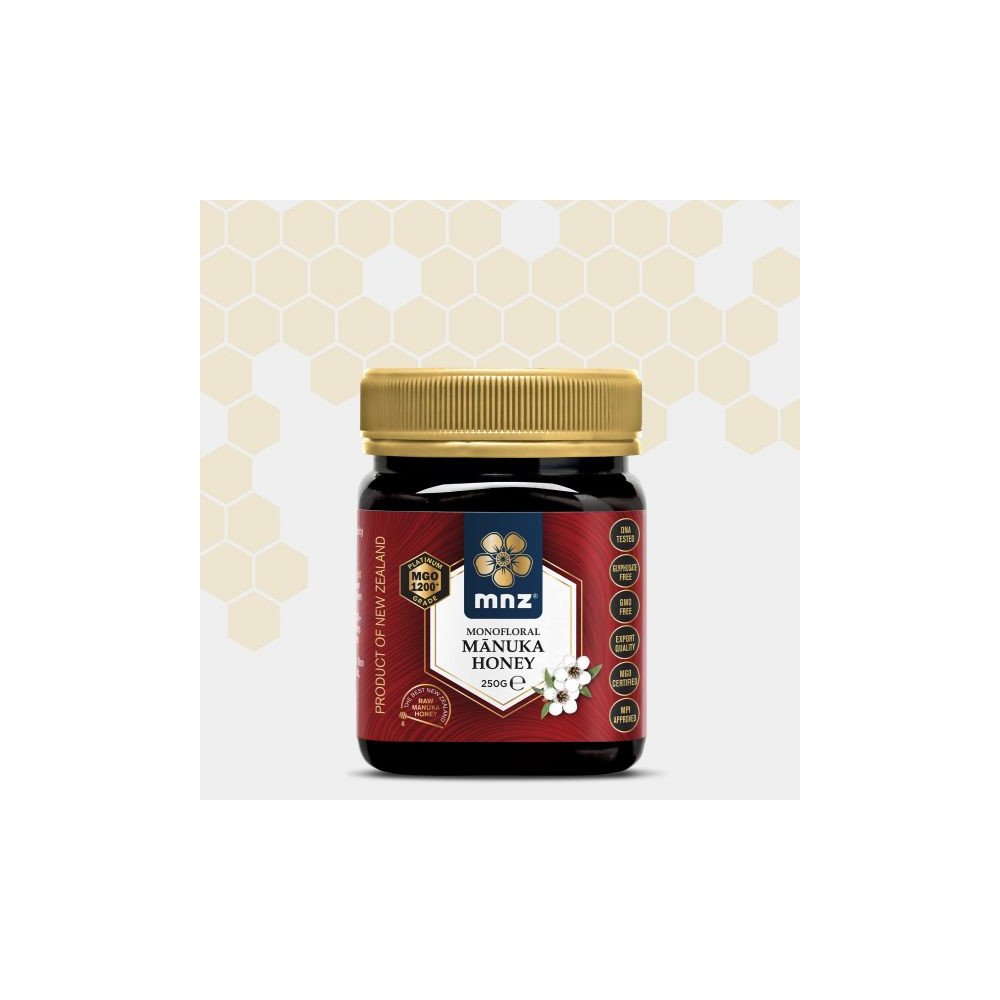 Comprar MONOFLORAL MANUKA HONEY RAW MGO 1200 250 GRS MANUKA WORLD online - Farmacia Coliseum