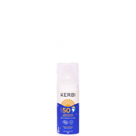 PROTECTOR SOLAR BEBE NIÑO SPF 50 50 G CREMA ROSTRO CUERPO BIO KERBI