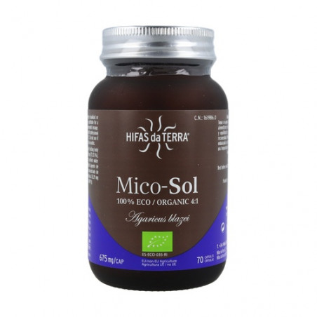MICO SOL (AGARICUS BLAZEI CHAMPIÑON DEL SOL) 70 CAP HIFAS DA TERRA