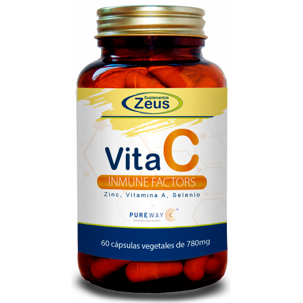 Comprar VITA C INMUNE FACTORS 60 CAP ZEUS online - Farmacia Coliseum