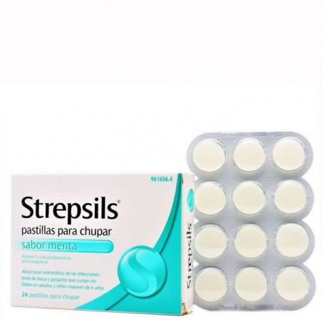 Comprar STREPSILS ORIGINAL MENTA 24 PAST online - Farmacia Coliseum