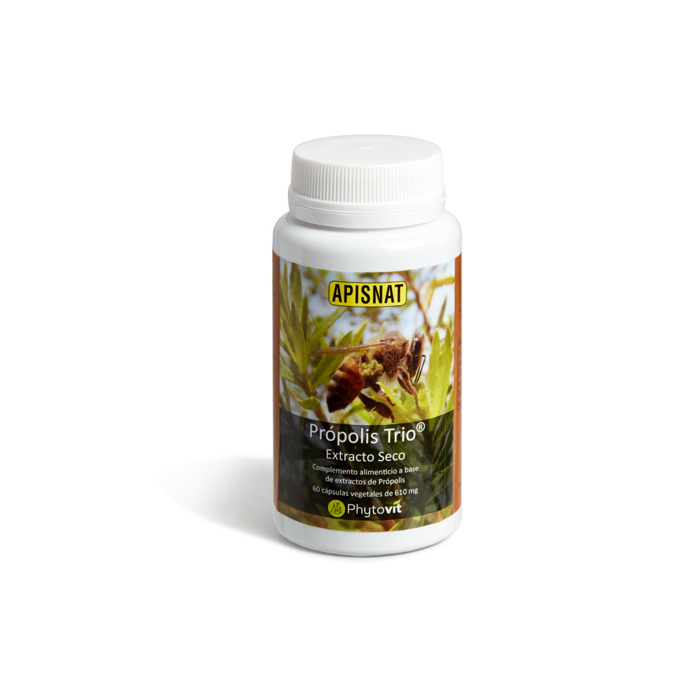 Comprar online APISNAT PROPOLIS TRIO MARRON VERDE Y ROJO 60 CAP PHYTOVIT - Farmacia Coliseum