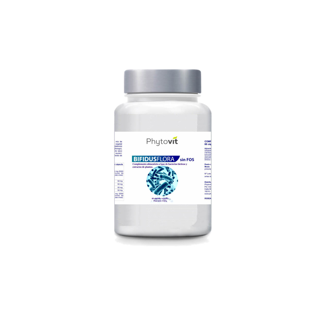 Comprar online BIFIDUSFLORA SIN FOS 60 CAP PHYTOVIT - Farmacia Coliseum