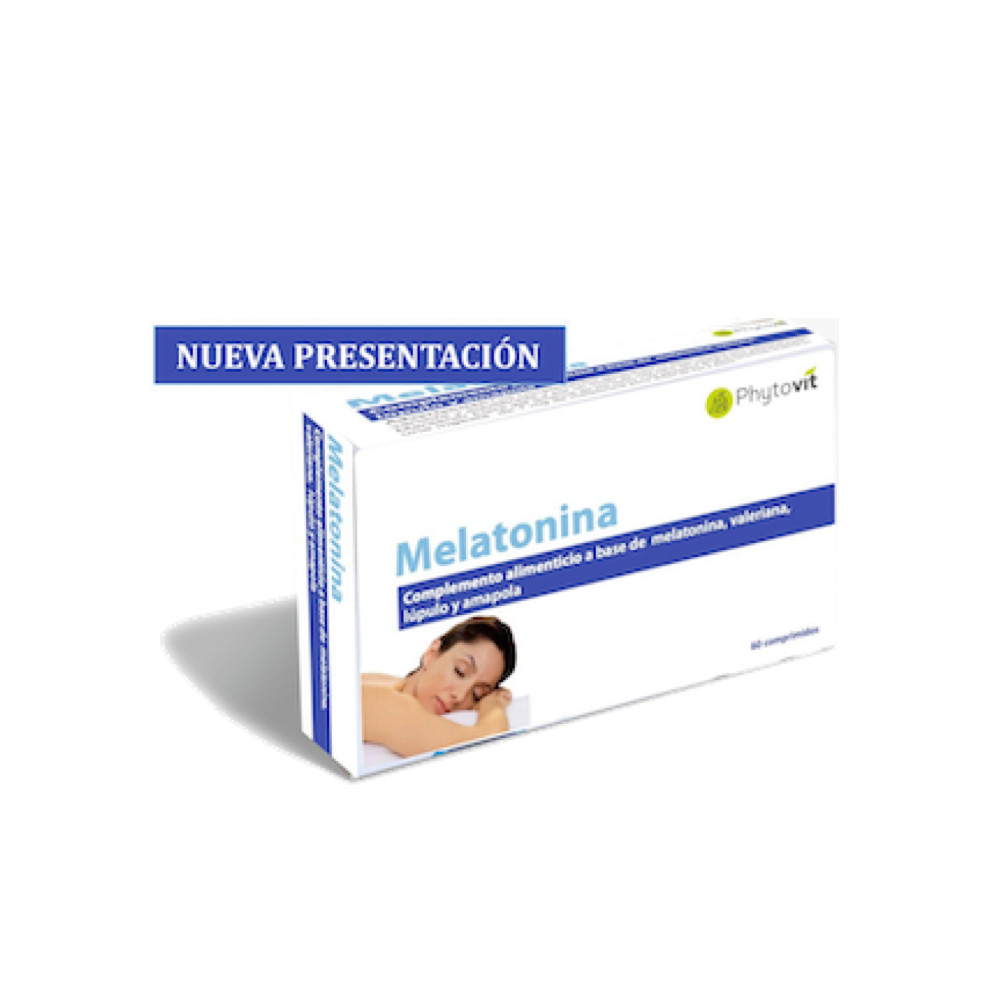 Comprar online MELATONINA 1,9 VALERIANA LUPULO AMAPOLA 60 COMP PHYTOVIT - Farmacia Coliseum
