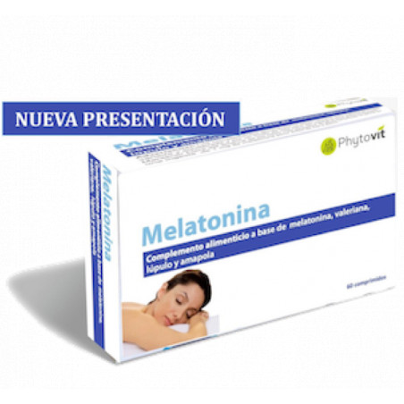 Comprar online MELATONINA 1,9 VALERIANA LUPULO AMAPOLA 60 COMP PHYTOVIT - Farmacia Coliseum