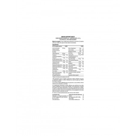 Comprar BRAIN SUPPORT MULTI 60 CAP VIRIDIAN online - Farmacia Coliseum