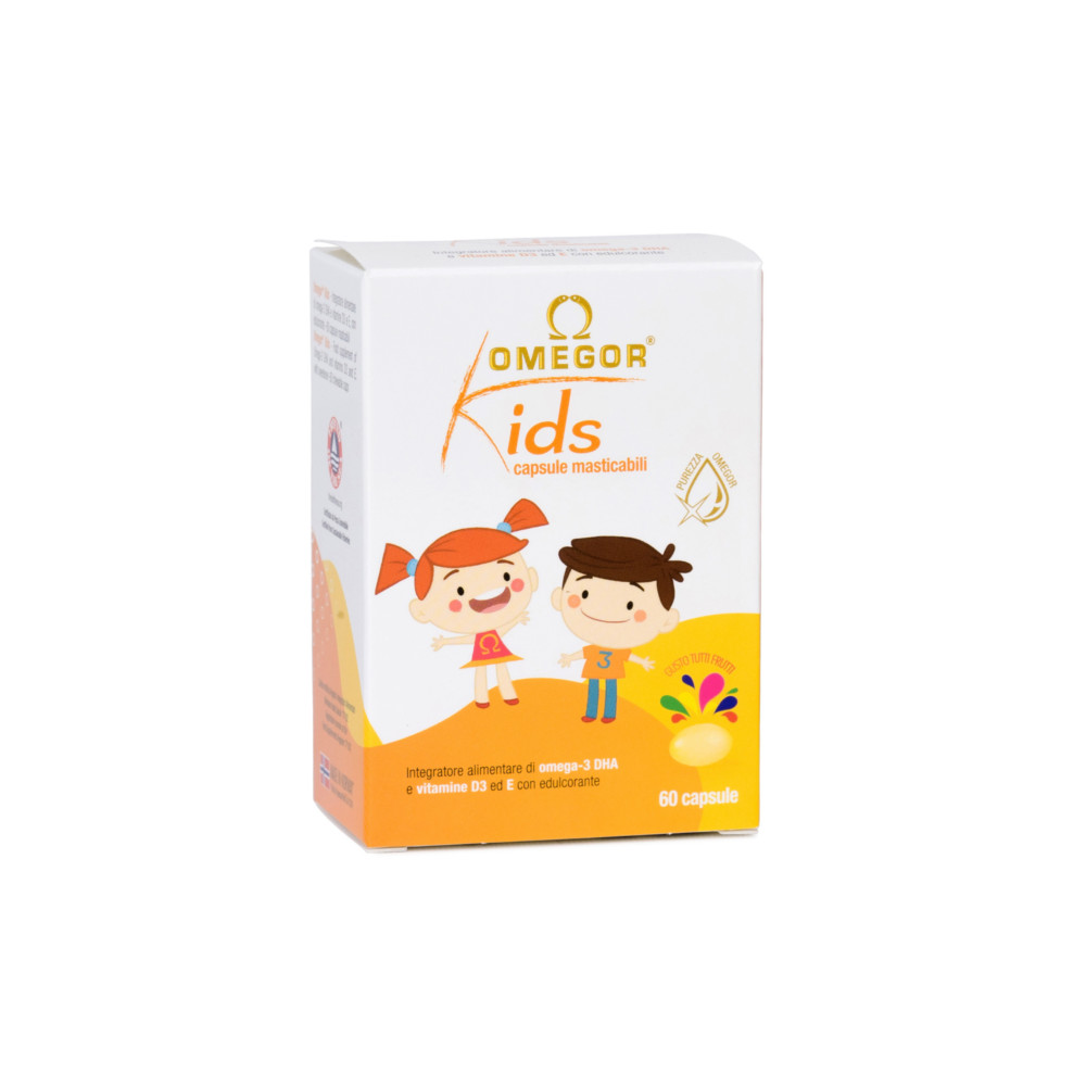 OMEGOR KIDS MASTICABLE INFANTIL 60 CAP UGA NUTRACEUTICALS  - Coliseum