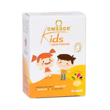 OMEGOR KIDS MASTICABLE INFANTIL 60 CAP UGA NUTRACEUTICALS  - Coliseum