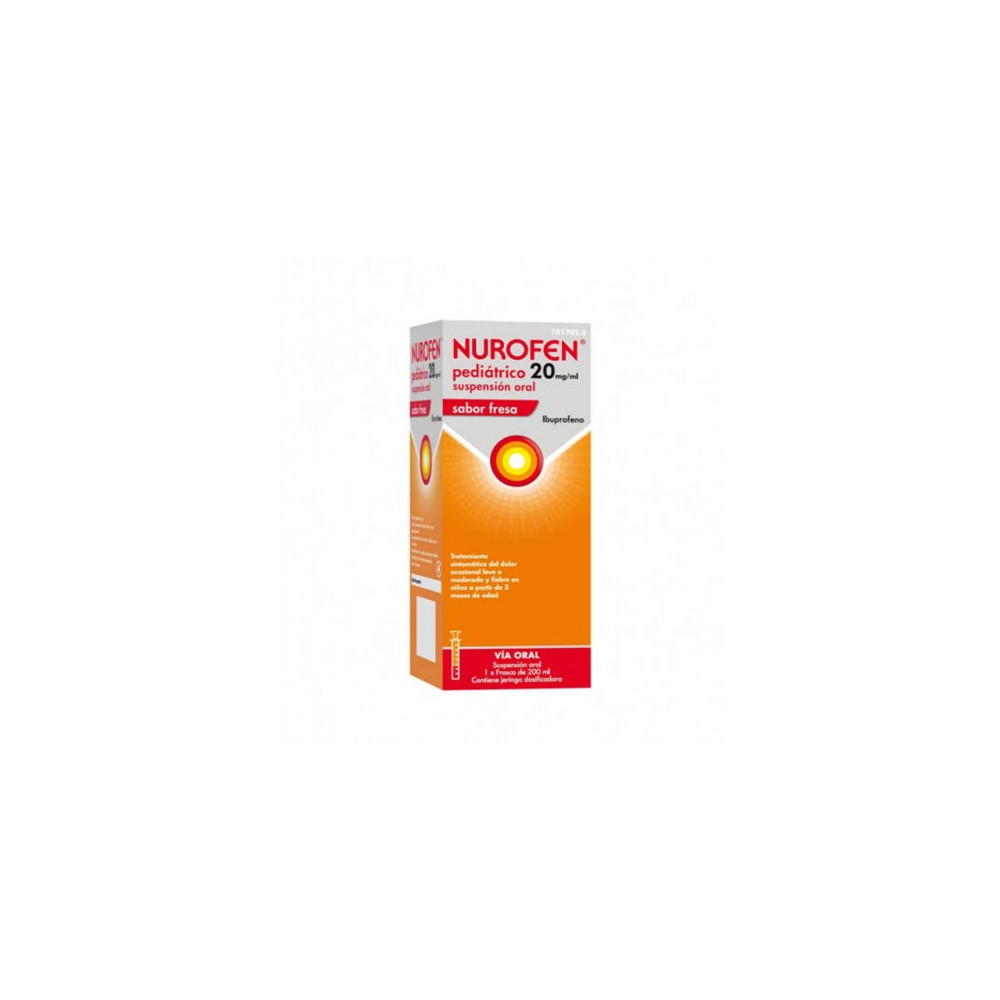 Comprar NUROFEN PEDIATRICO 20 MG POR ML NARANJA 200 ML - Coliseum