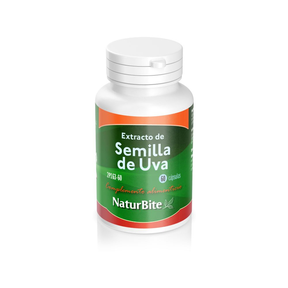 Comprar SEMILLA UVA OPC 50 MG 60 CAP NATURBITE online - Farmacia Coliseum