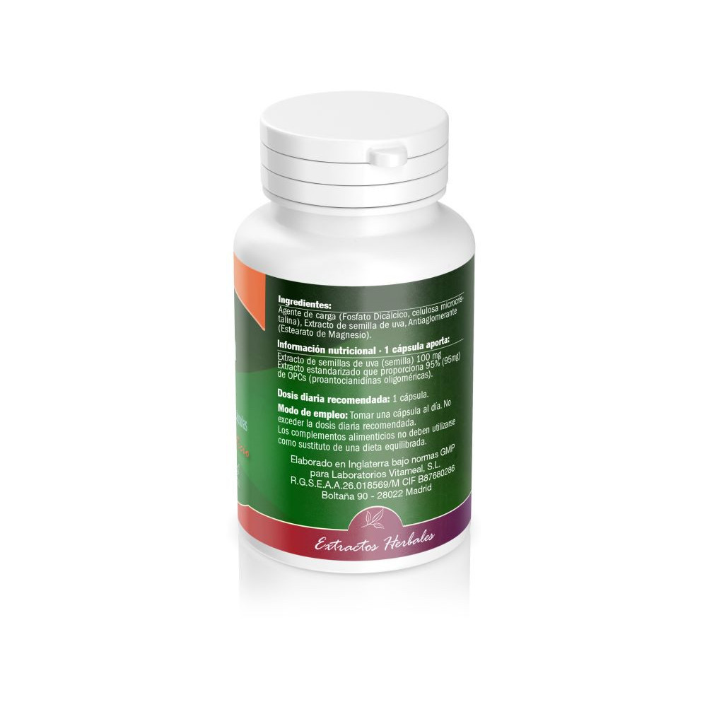 Comprar SEMILLA UVA OPC 50 MG 60 CAP NATURBITE online - Farmacia Coliseum