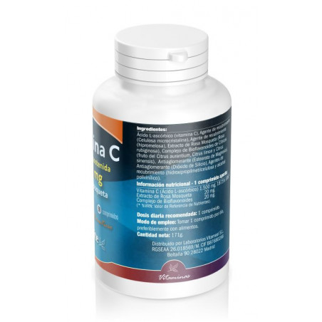 Comprar VITAMINA C 1500 MG LIB SOSTENIBLE 90 COMP NATURBITE online - Farmacia Coliseum