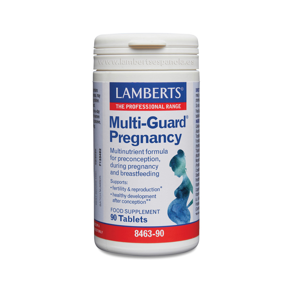 Comprar MULTI GUARD PREGNANCY 90 COMP LAMBERTS - Farmacia Coliseum