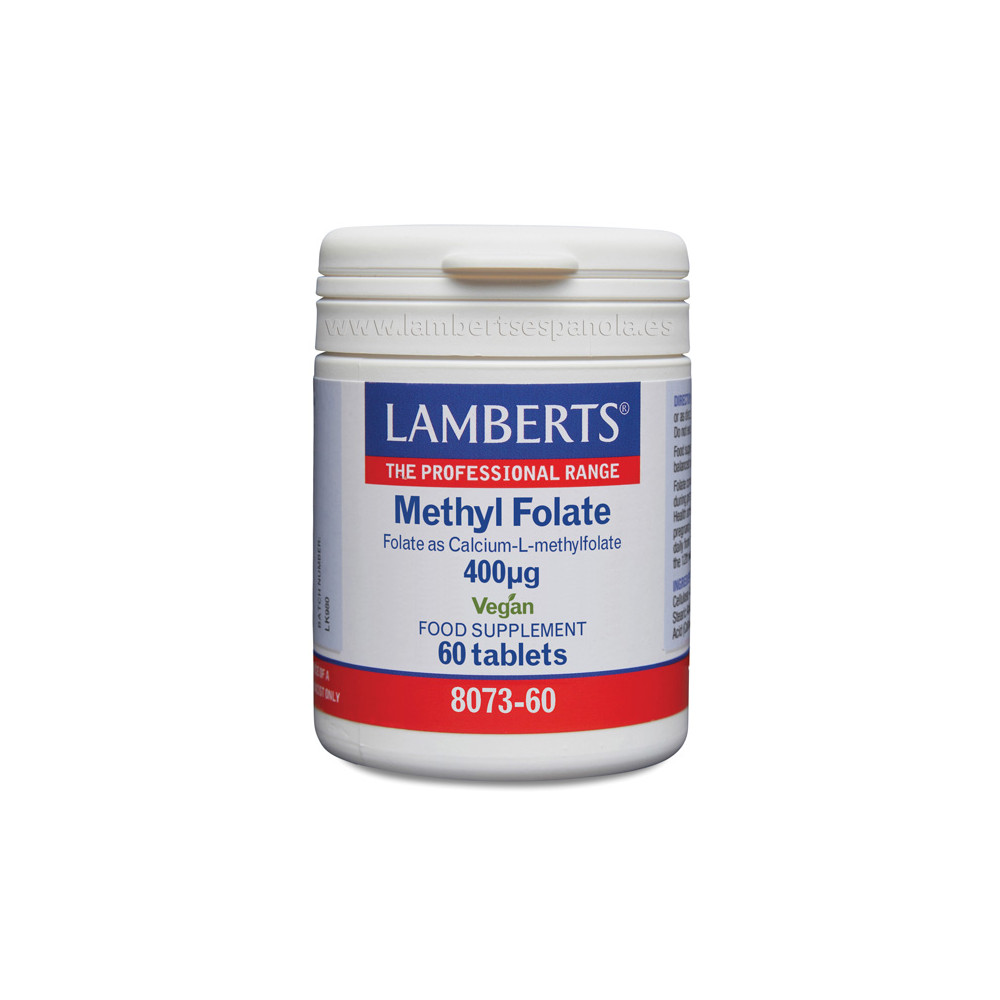 Comprar METHYL FOLATE 400 MCG 60 COMP LAMBERTS - Farmacia Coliseum