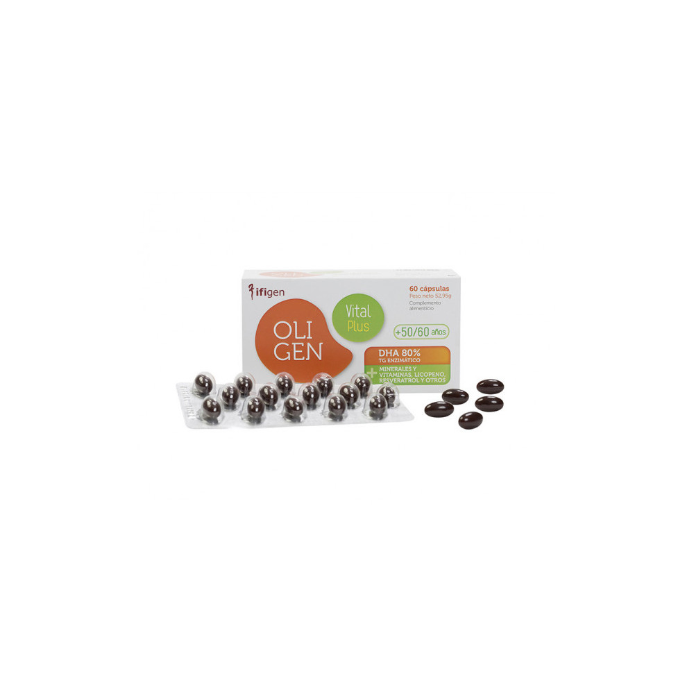 Comprar OLIGEN VITAL PLUS 60 CAPS IFIGEN online - Farmacia Coliseum
