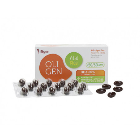 Comprar OLIGEN VITAL PLUS 60 CAPS IFIGEN online - Farmacia Coliseum
