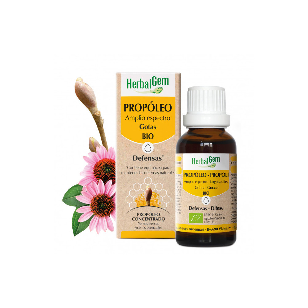 PROPOLEO GOTAS (+ACEITES ESENCIALES+EQUINACEA) 50 CC HERBALGEM