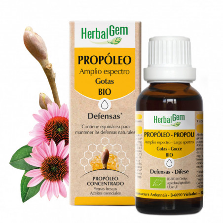 PROPOLEO GOTAS (+ACEITES ESENCIALES+EQUINACEA) 50 CC HERBALGEM