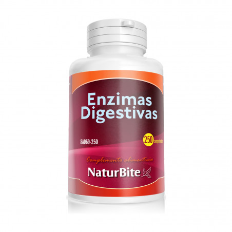 Comprar ENZIMAS DIGESTIVAS 250 COMP NATURBITE - Farmacia Coliseum