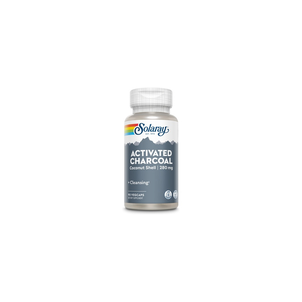 Comprar CHARCOAL ACTIVATED 90 CAPSULAS SOLARAY online - Coliseum