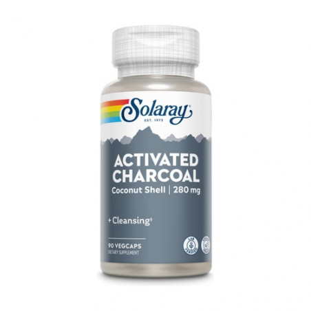 Comprar CHARCOAL ACTIVATED 90 CAPSULAS SOLARAY online - Coliseum