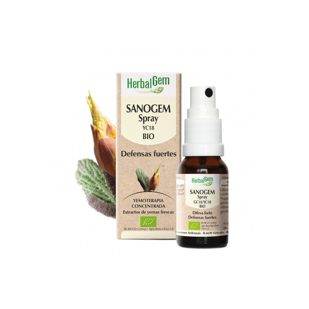 Comprar SANOGEM SPRAY DEFENSAS BIO 15 ML HERBALGEM online - Coliseum