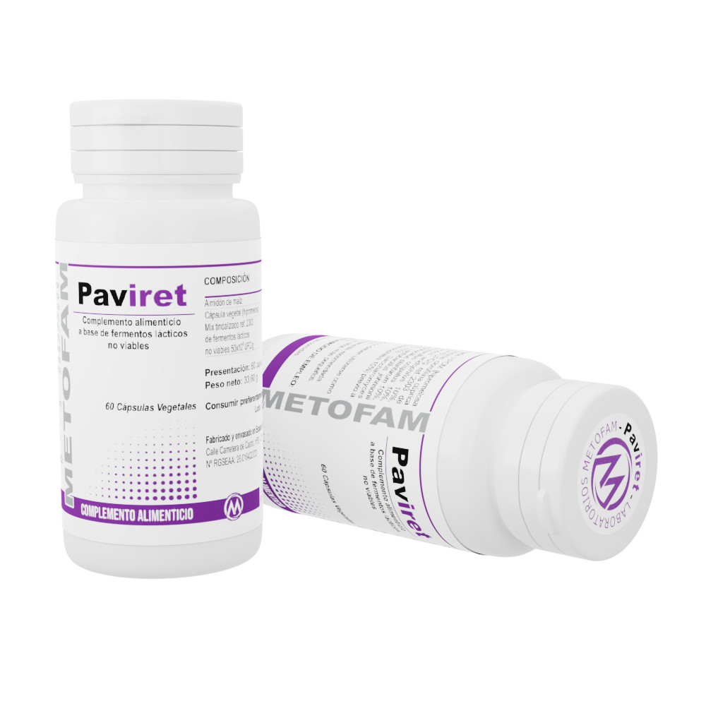 Comprar online PAVIRET 60 CAP METOFAM - Farmacia Coliseum