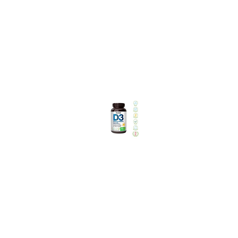 Comprar VITAMINA D3 1000UI 100+20 COMP MASTICABLES VERMONT - Coliseum
