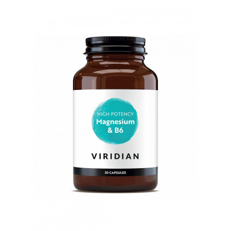 Comprar MAGNESIO CON B6 ALTA POTENCIA 30 VEG CAPS VIRIDIAN online