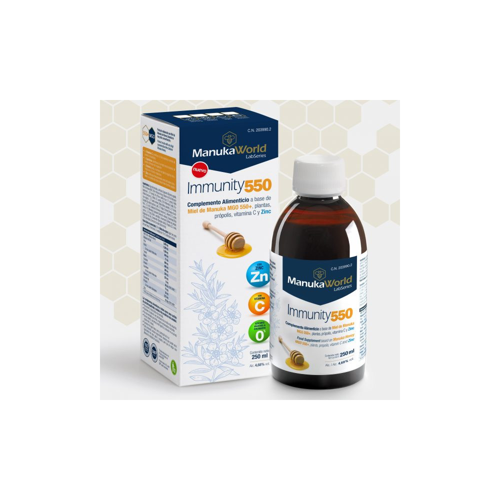 Comprar MANUKAID IMMUNITY 550 JARABE 250 ML MANUKA WORLD online