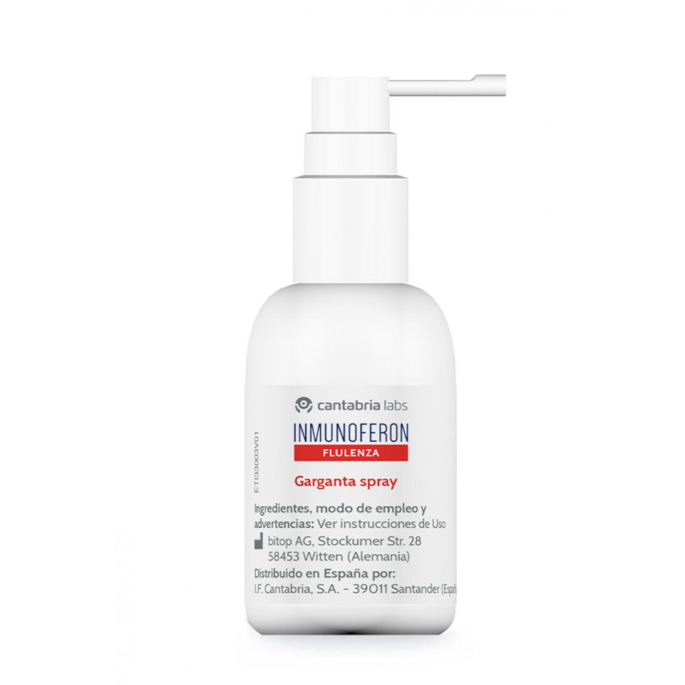 INMUNOFERON FLULENZA GARGANTA SPRAY 20 ML CANTABRIA LABS - Coliseum