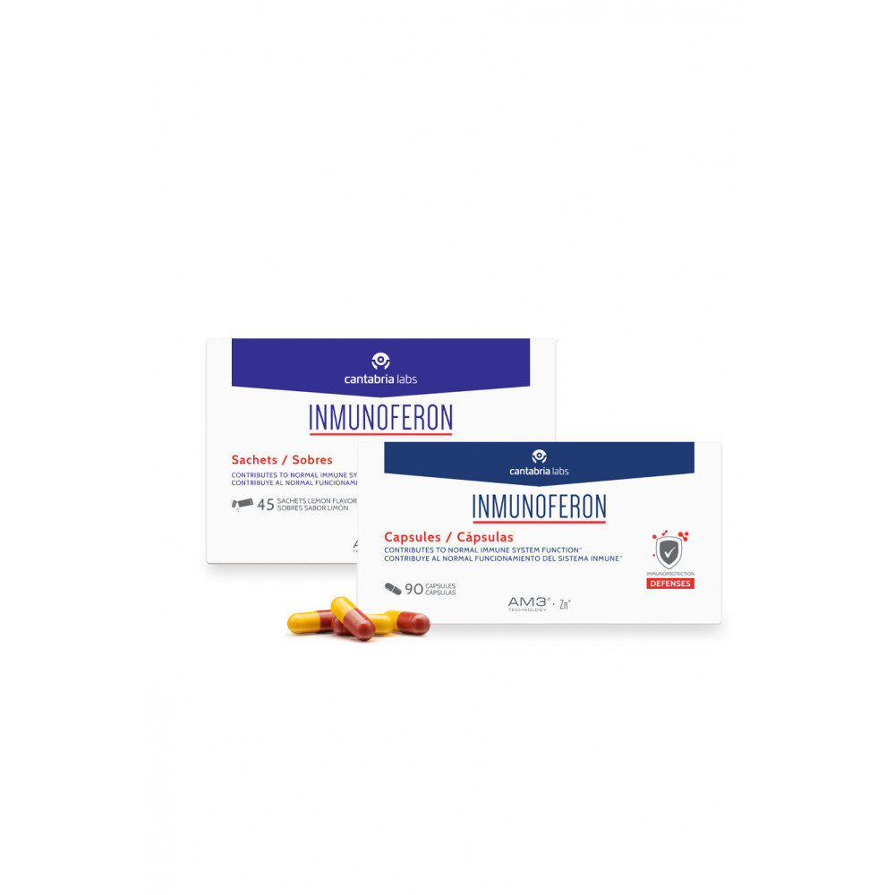 Comprar INMUNOFERON 90 CAPS CANTABRIA LABS online - Farmacia Coliseum