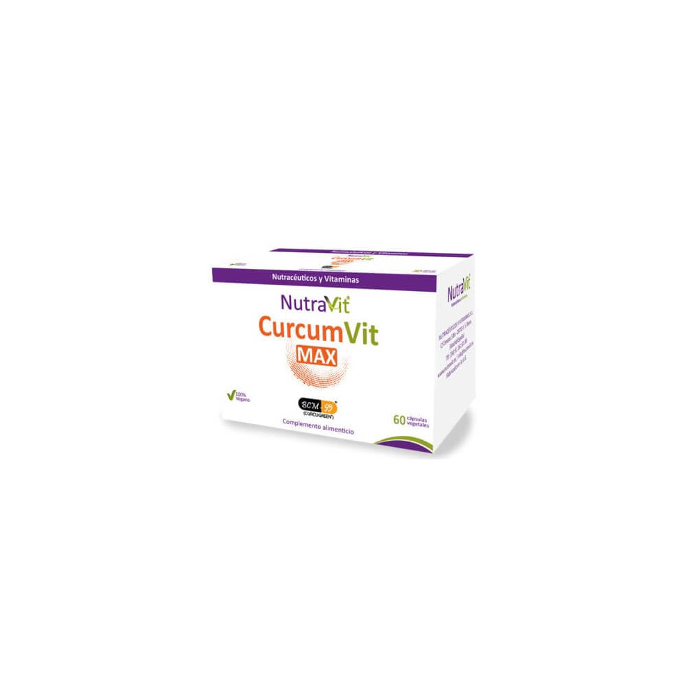 Comprar online CURCUMVIT MAX 60 CAP NUTRAVIT - Farmacia Coliseum
