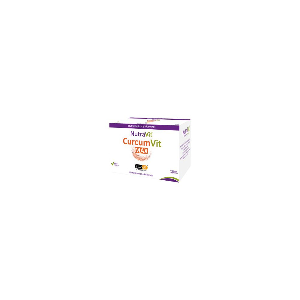 Comprar online CURCUMVIT MAX 30 CAP NUTRAVIT - Farmacia Coliseum