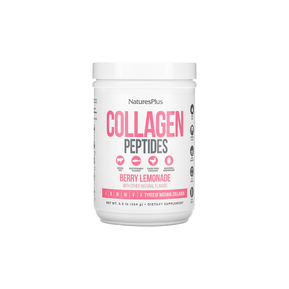 Comprar online COLLAGEN PEPTIDES SABOR FRESA-LIMON 254 G NATURES PLUS - Farmacia Coliseum