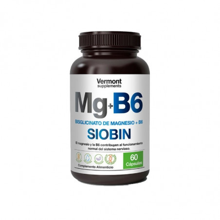 Comprar online MAGNESIO BISGLICINATO+B6 60 CAP VERMONT - Coliseum
