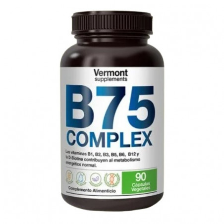 Comprar online B75 COMPLEX 90 CAP VERMONT - Farmacia Coliseum