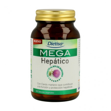 Comprar online MEGA HEPATICO 60 CAP DIETISA - Farmacia Coliseum