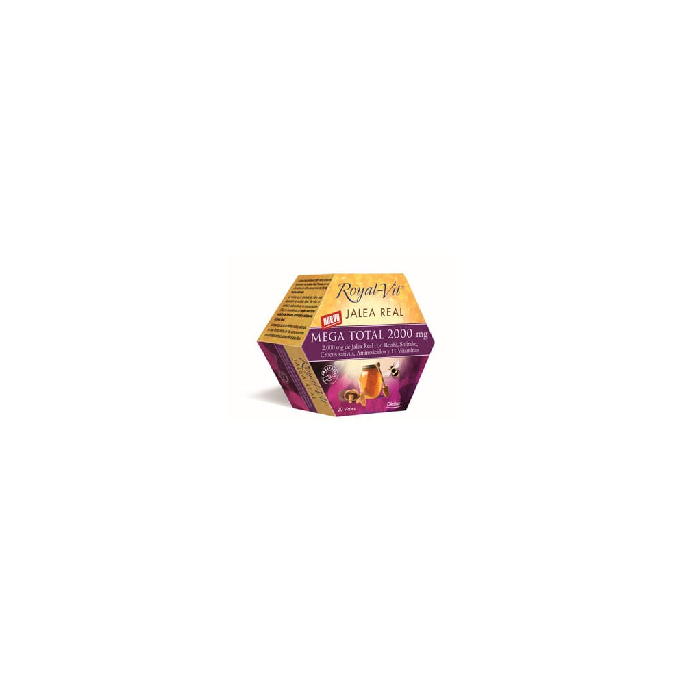 Comprar JALEA REAL ROYAL VIT MEGA TOTAL 2000MG 20 AMP DIETISA