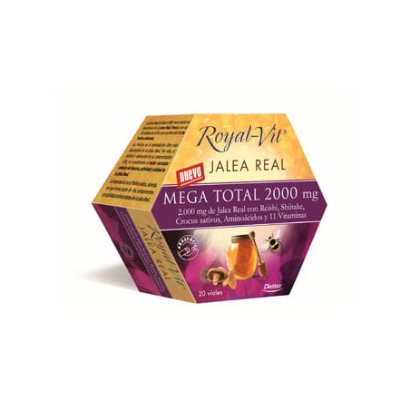 Comprar JALEA REAL ROYAL VIT MEGA TOTAL 2000MG 20 AMP DIETISA