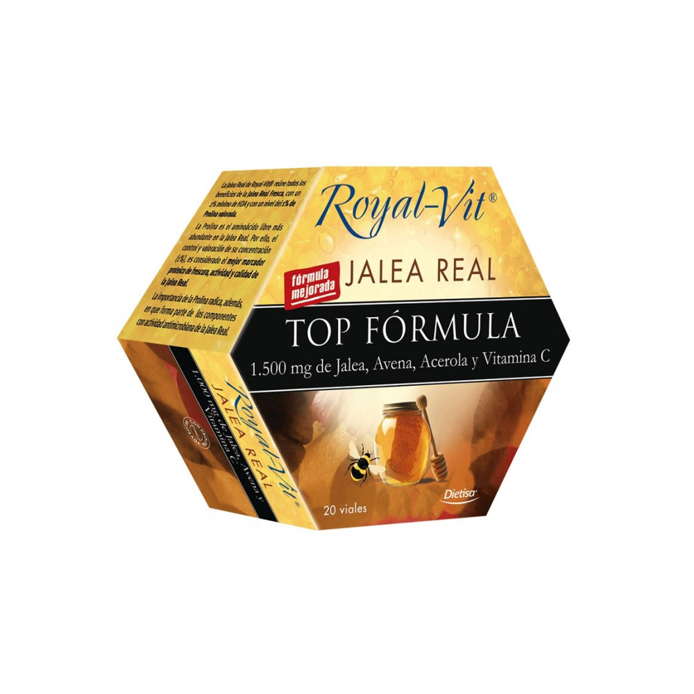 Comprar JALEA REAL ROYAL VIT TOP FORMULA 1500 MG 20 AMP DIETISA