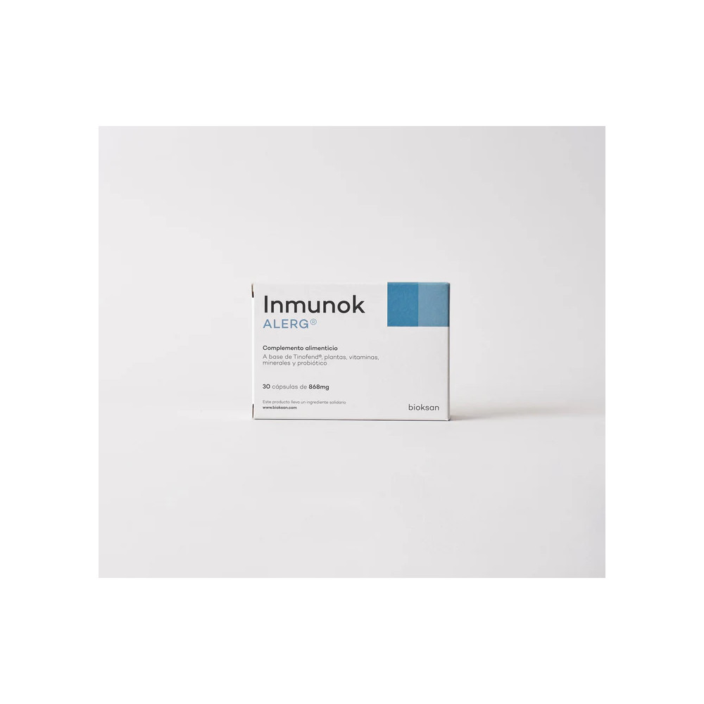 Comprar online INMUNOK ALERG 30 CAP BIOKSAN - Farmacia Coliseum