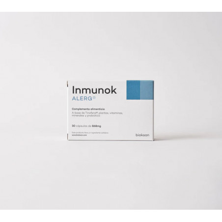 Comprar online INMUNOK ALERG 30 CAP BIOKSAN - Farmacia Coliseum