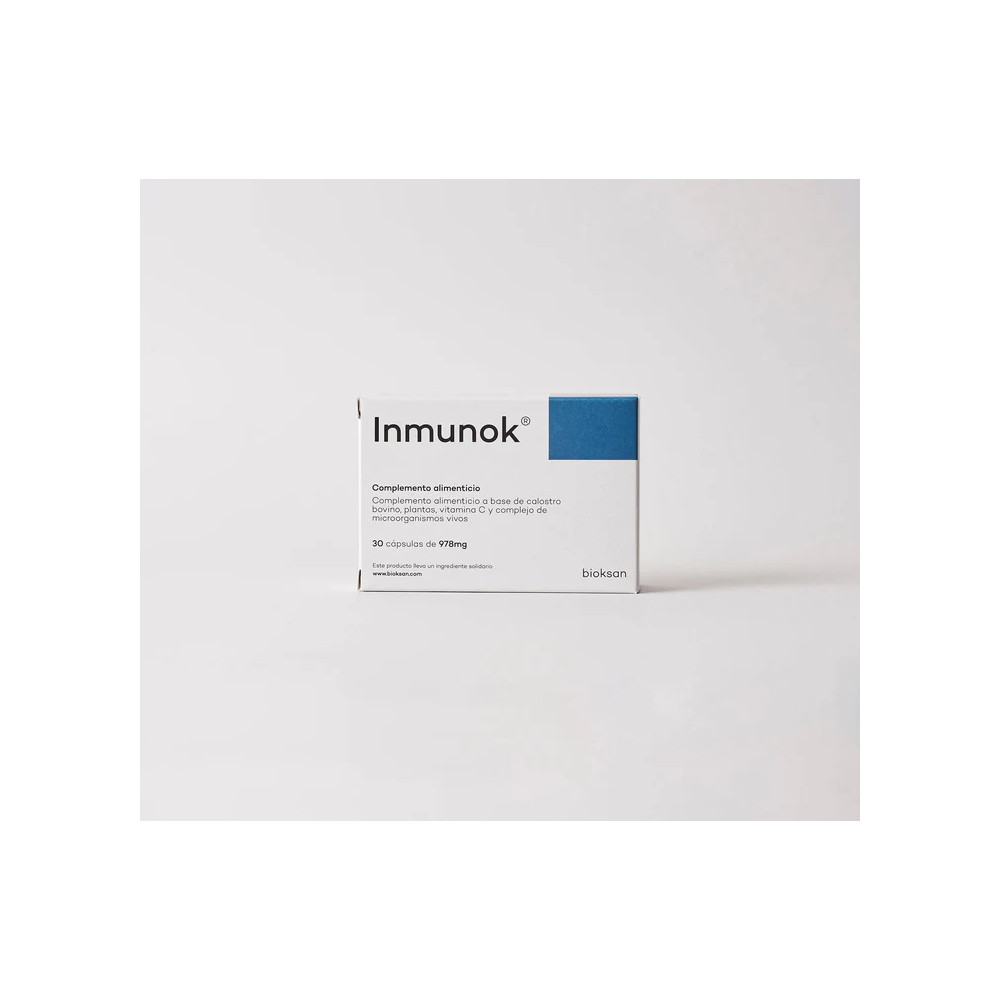Comprar online INMUNOK 30 CAPS BIOKSAN - Farmacia Coliseum