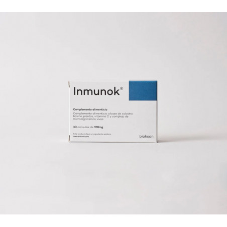 Comprar online INMUNOK 30 CAPS BIOKSAN - Farmacia Coliseum