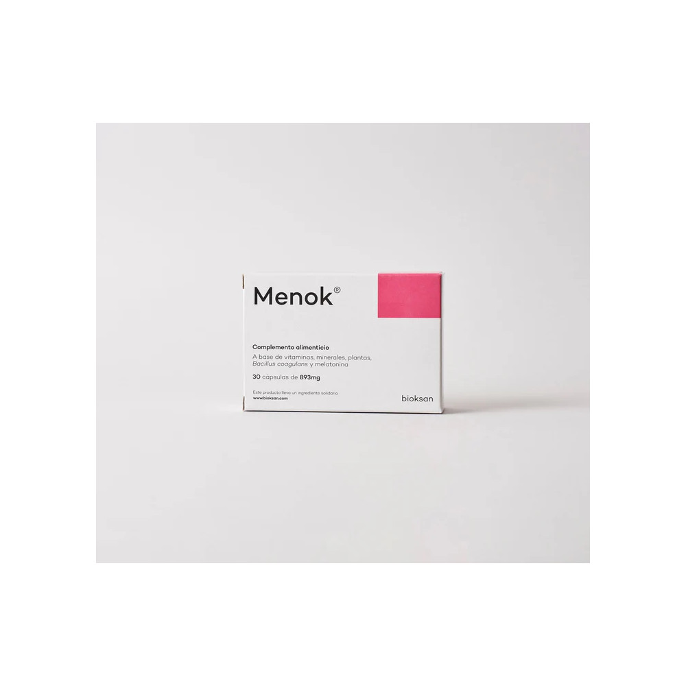 Comprar online MENOK 30 CAPS BIOKSAN - Farmacia Coliseum