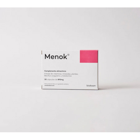Comprar online MENOK 30 CAPS BIOKSAN - Farmacia Coliseum