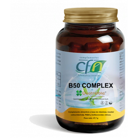 Comprar online VITAMINA B 50 COMPLEX 60 CAP.CFN - Farmacia Coliseum