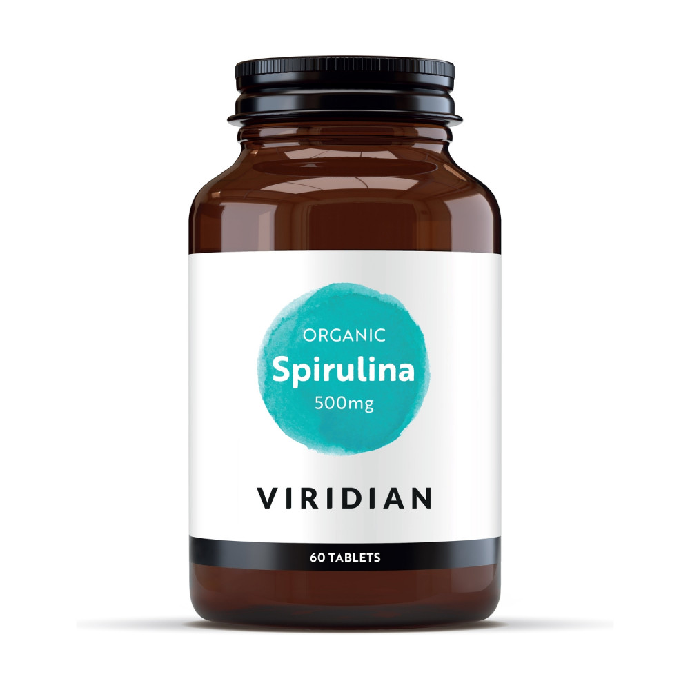 Comprar ESPIRULINA ORGANICA 500MG 60 COMP VIRIDIAN online - Coliseum